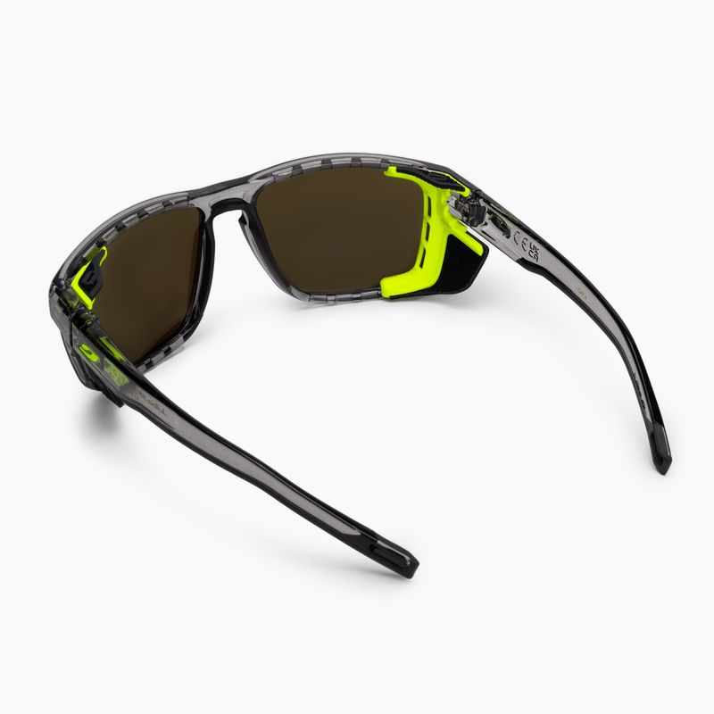 Cyklistické okuliare Julbo Shield Polar 4 Hd black/yellow fluo/capsule ocean master 3