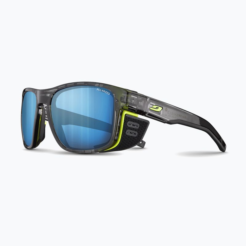 Cyklistické okuliare Julbo Shield Polar 4 Hd black/yellow fluo/capsule ocean master 7