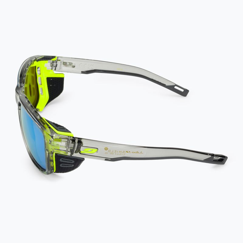 Cyklistické okuliare Julbo Shield M Polar 4 Hd black/yellow fluo/capsule ocean master 5