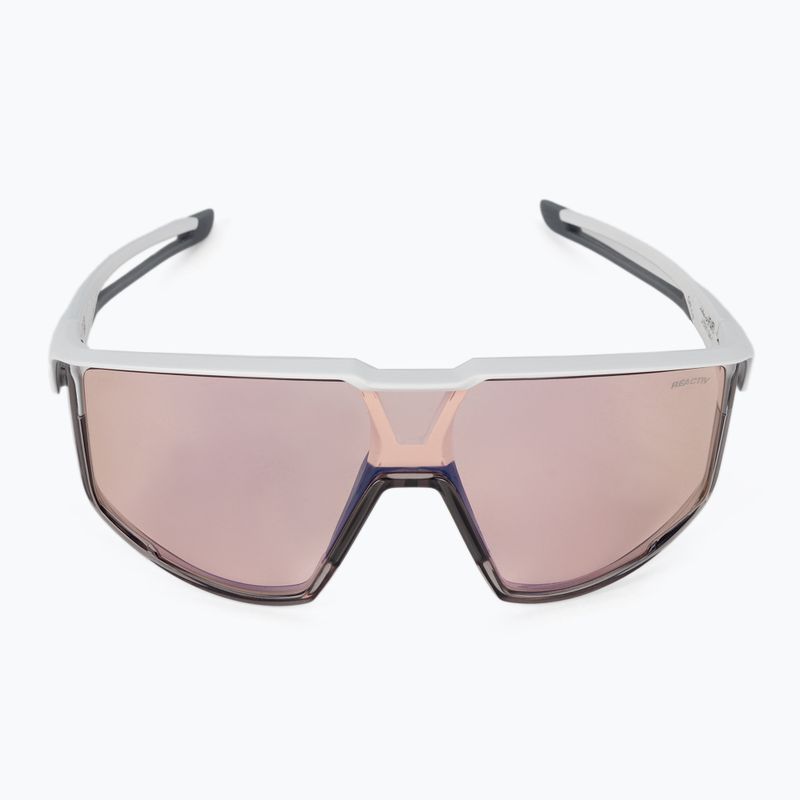 Cyklistické okuliare Julbo Fury Reactiv 1-3 High Contrast matná biela/priesvitná sivá 3
