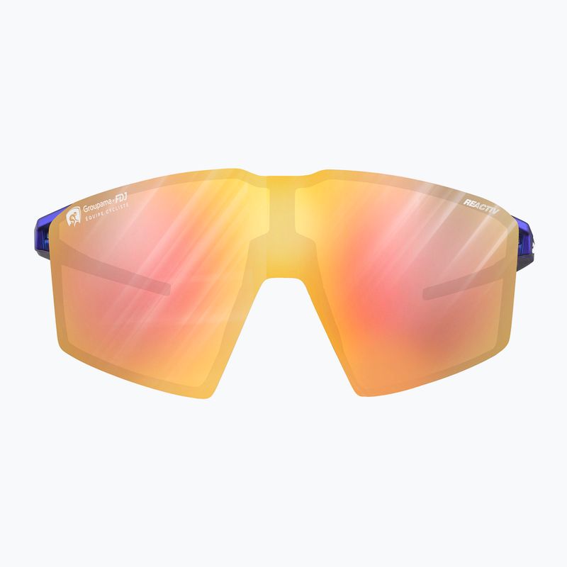 Slnečné okuliare Julbo Edge Reactiv 1-3 Light Amplifier metalická modrá/biela/výrazná zlatá ružová 6