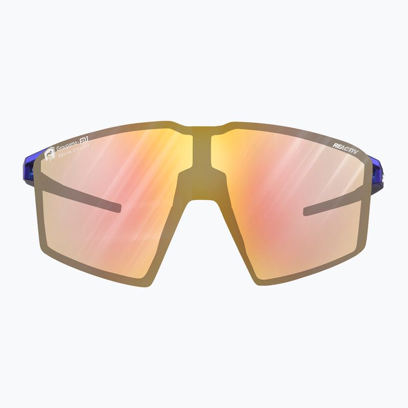 Slnečné okuliare Julbo Edge Reactiv 1-3 Light Amplifier metalická modrá/biela/výrazná zlatá ružová 7