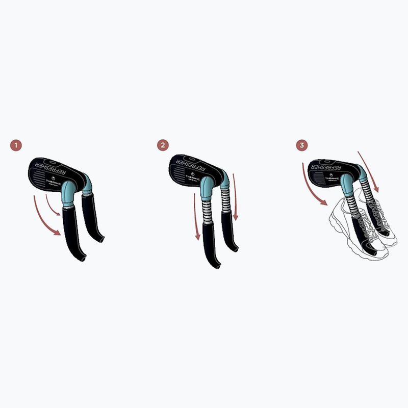 Sušička lyžiarskych topánok Therm-ic Refresher s USB čierna 1171800066 5