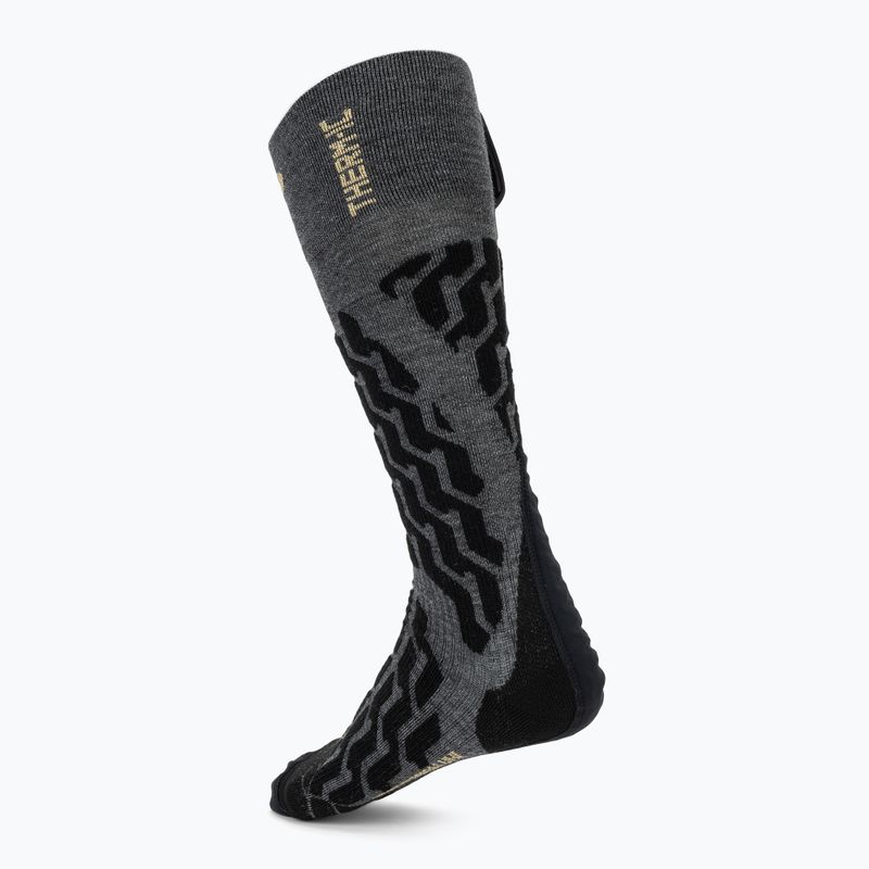Vyhrievané ponožky Therm-ic Powersocks Heat Fusion Uni grey/ black 2