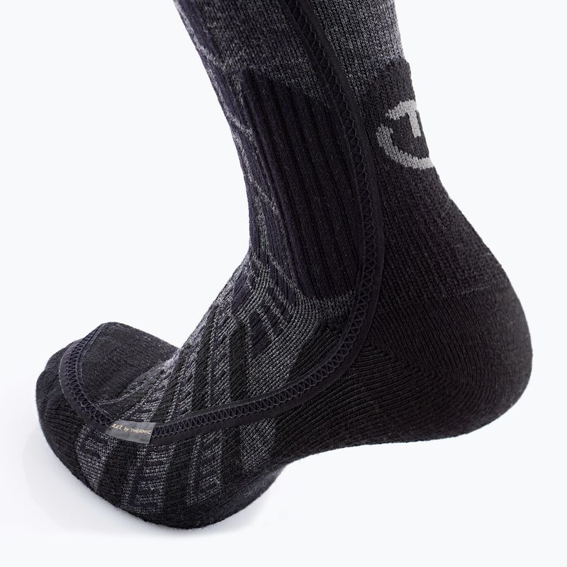 Vyhrievané ponožky Therm-ic Comfort Socks S.E.T. sivo/čierne 6