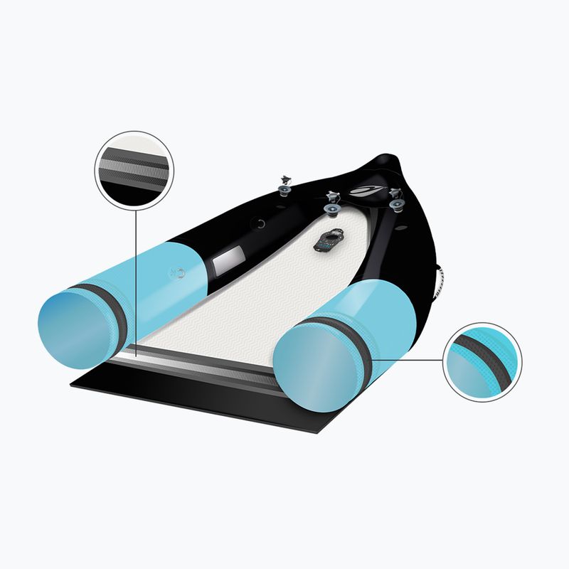 Nafukovací kajak pre 2 osoby AQUADESIGN Koloa 360 cm blue/black 9