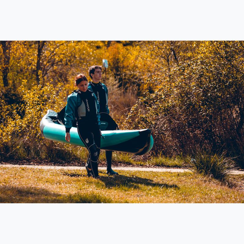 Nafukovací kajak pre 2 osoby AQUADESIGN Koloa 360 cm blue/black 12