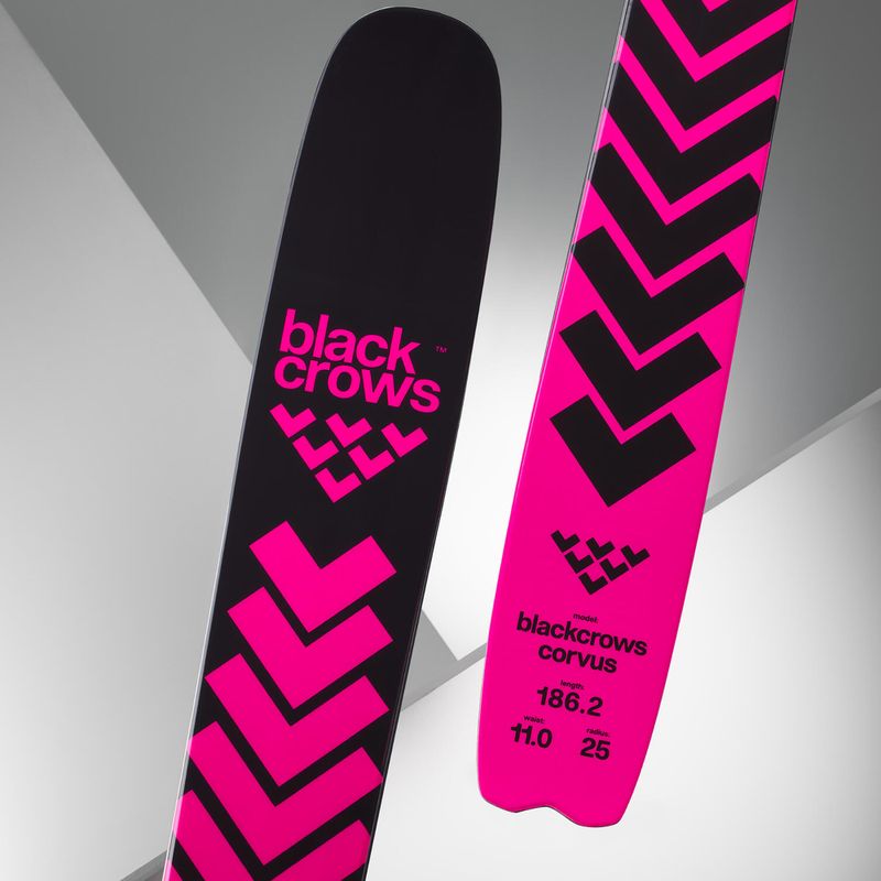 Zjazdové lyže Black Crows Corvus pink 4