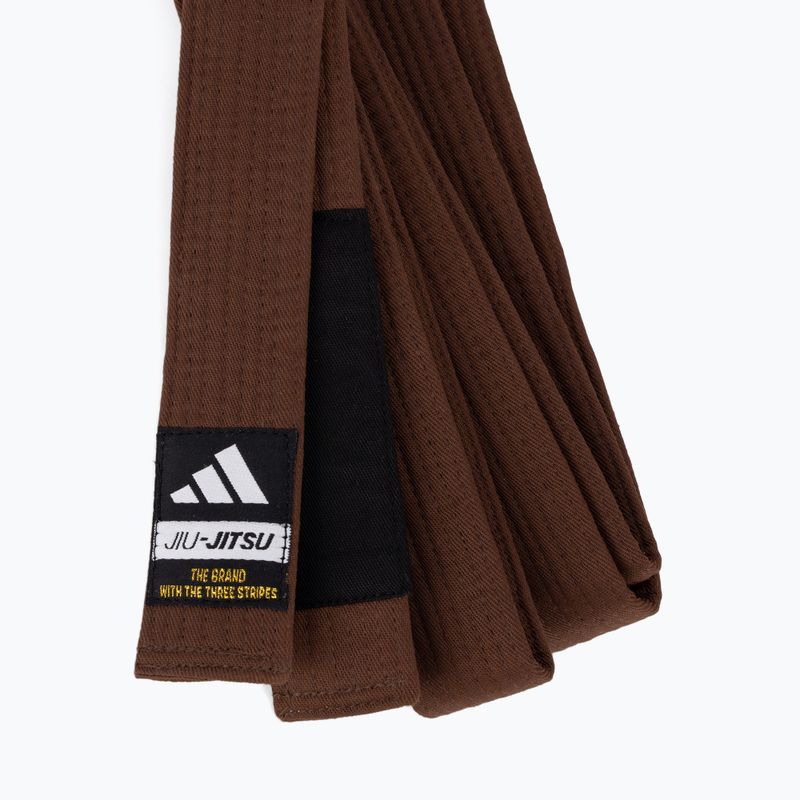 Pás brazílskeho jiu-jitsu adidas Elite brown 2