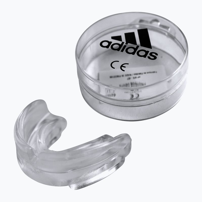 Detský chránič čeľuste + krabička adidas ADIBP10N transparentný 2