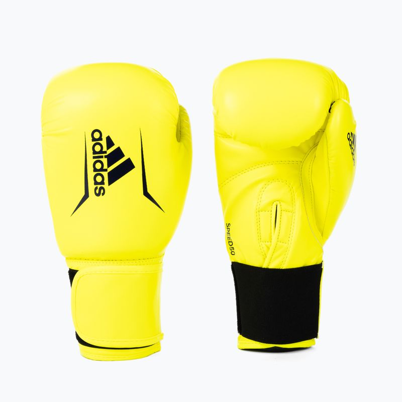 Žlté boxerské rukavice adidas Speed 50 ADISBG50 3
