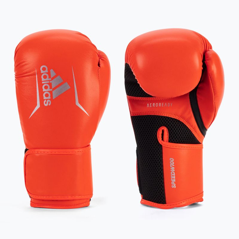 Dámske boxerské rukavice adidas Speed 1 červené/čierne ADISBGW1-4985