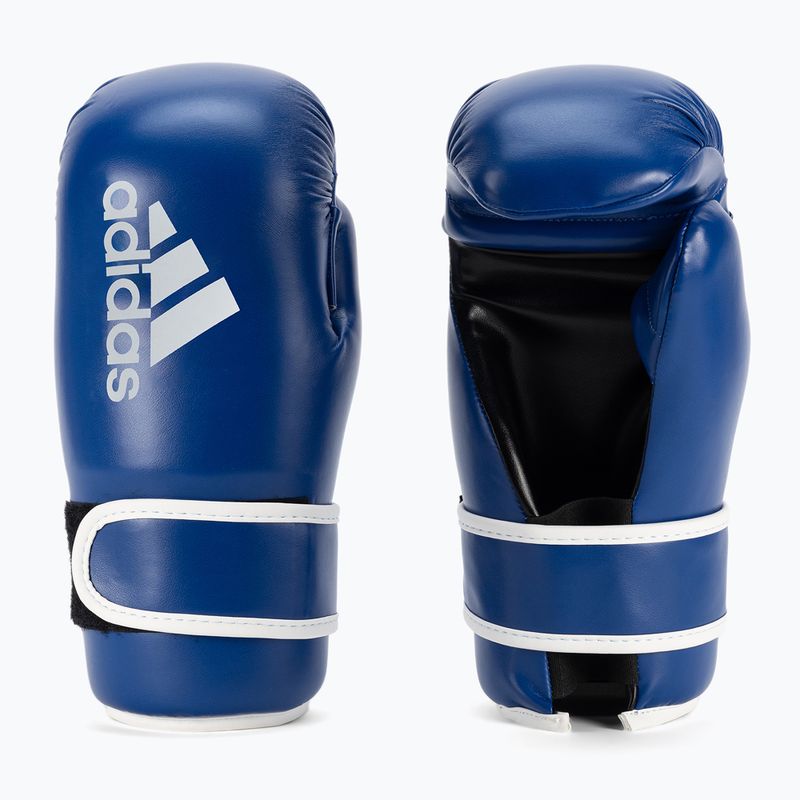 Adidas Point Fight Boxerské rukavice Adikbpf1 modrá a biela ADIKBPF1