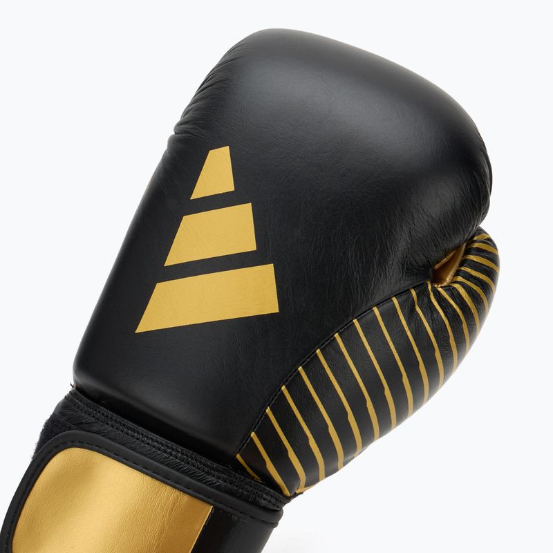 Boxerské rukavice adidas Pro Point kickboxing black/gold 5