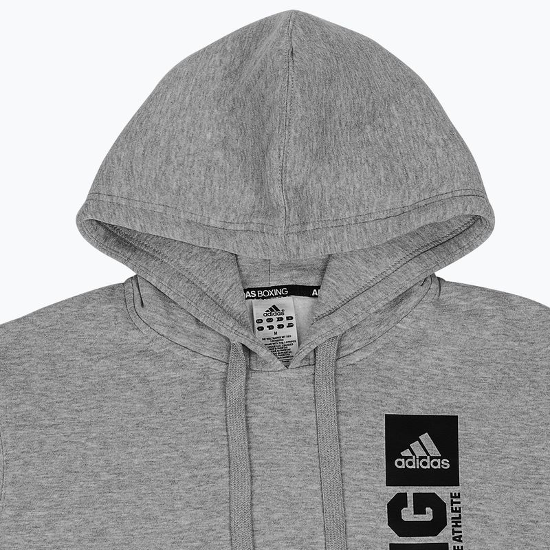 Pánska mikina adidas Boxing Hoodie šedá 3