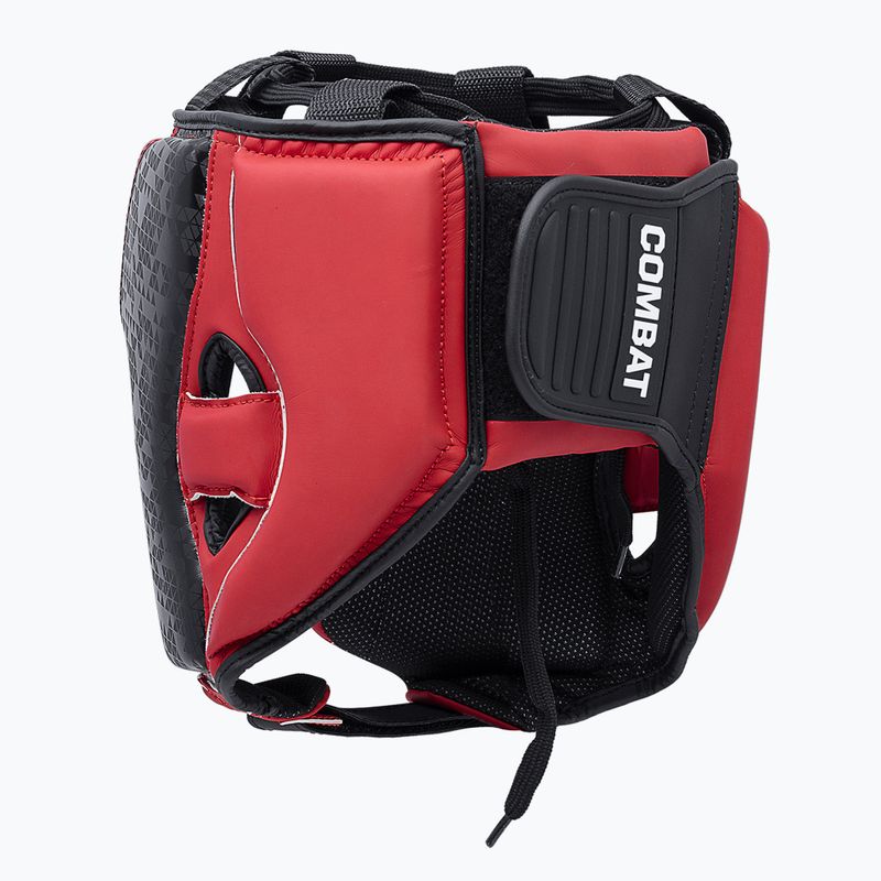 Boxerská prilba adidas Combat 50 HG čierna/červená 5