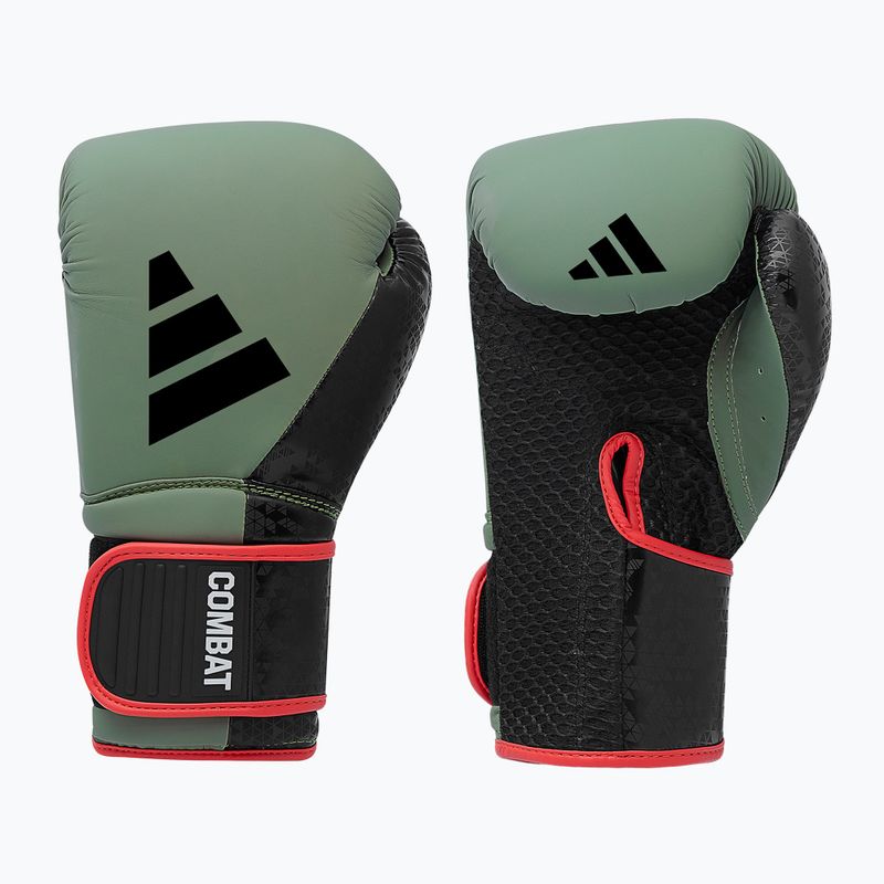 Zelené boxerské rukavice adidas Combat 50