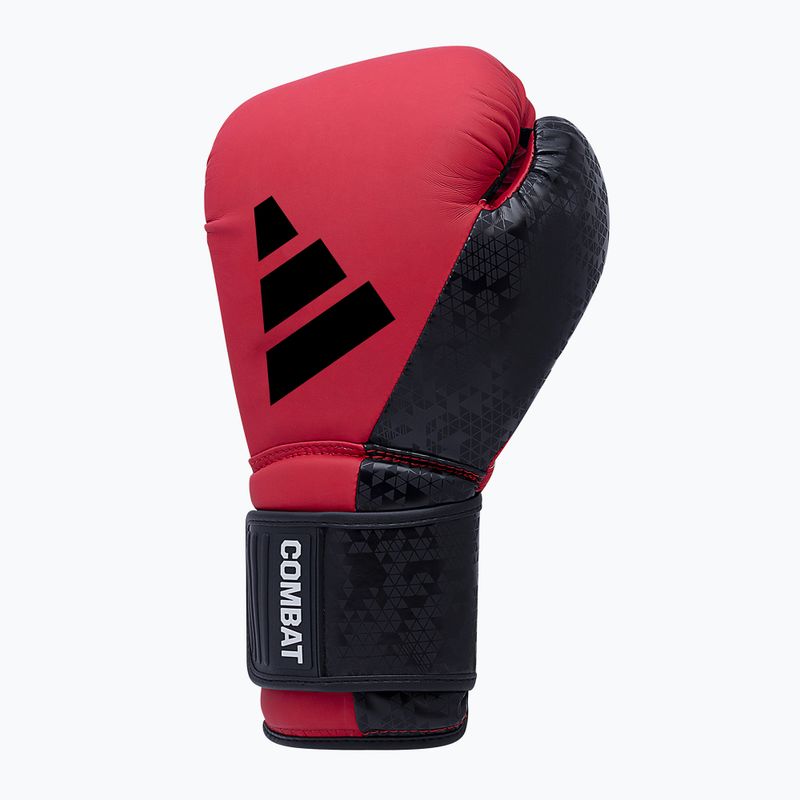 Červeno-čierne boxerské rukavice adidas Combat 50 2