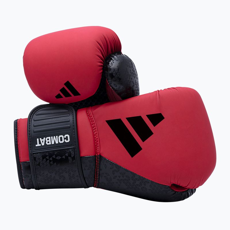 Červeno-čierne boxerské rukavice adidas Combat 50 8