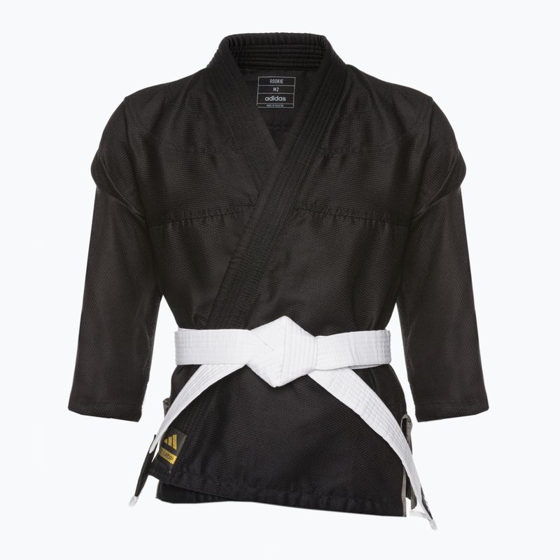 GI pre brazílske jiu-jitsu detské adidas Rookie black/gold 2
