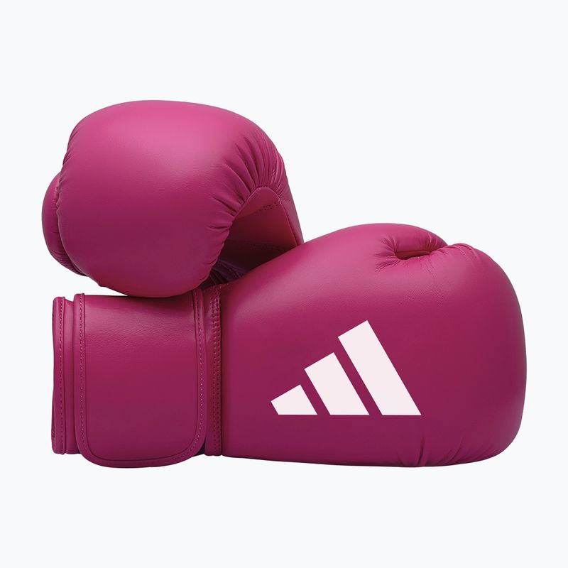 Boxerské rukavice adidas Speed 50 rúžovo-biele 10