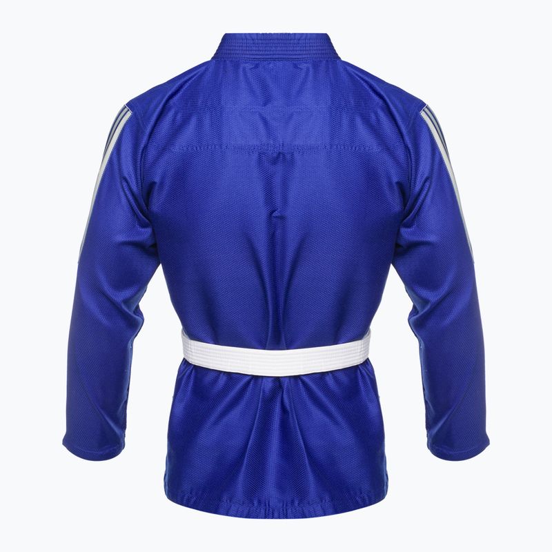 GI pre brazílske jiu-jitsu adidas Rookie blue/grey 3