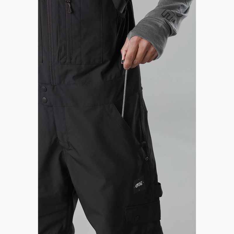 Picture Testy Bib pánske lyžiarske nohavice 10/10 black MPT124 6