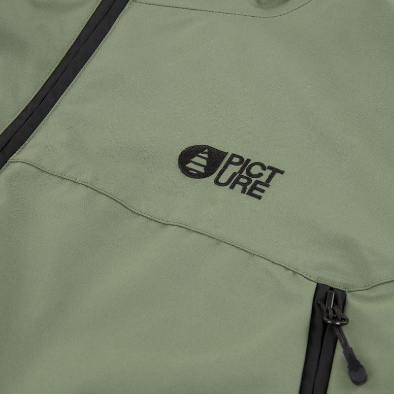 Pánska lyžiarska bunda Picture Jomoh 10/10 laurel wreath/black 3