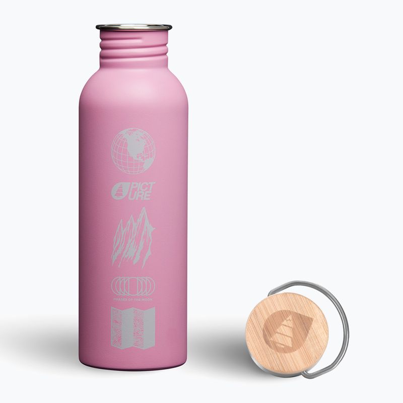 Turistická fľaša Picture Hampton 750 ml super pink 3