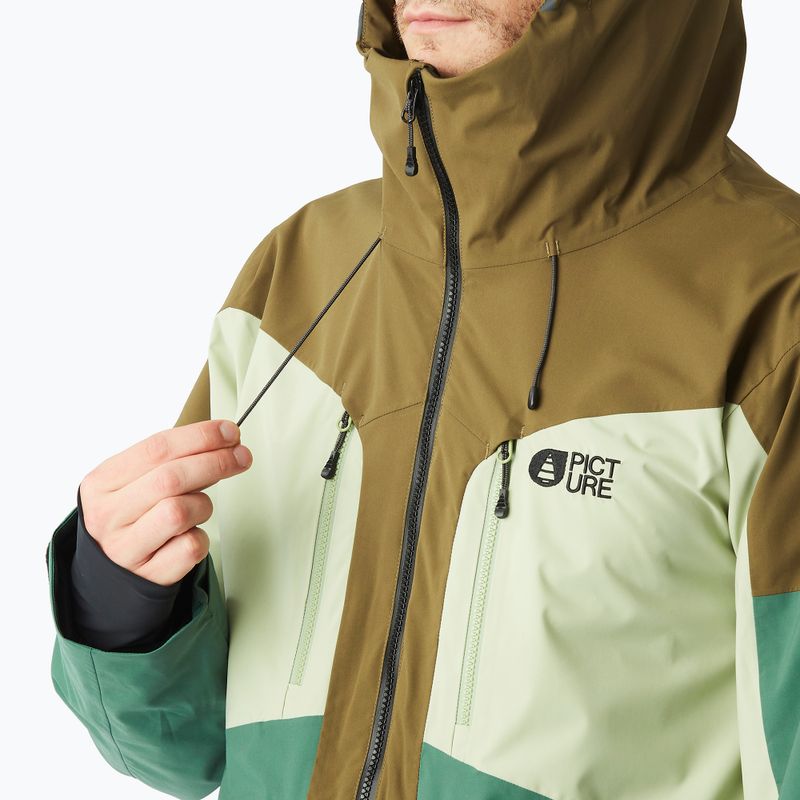 Pánska lyžiarska bunda Picture Naikoon 20/20 reseda green 5