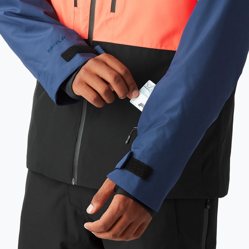 Pánska lyžiarska bunda Picture Object pariot blue neon flare 9