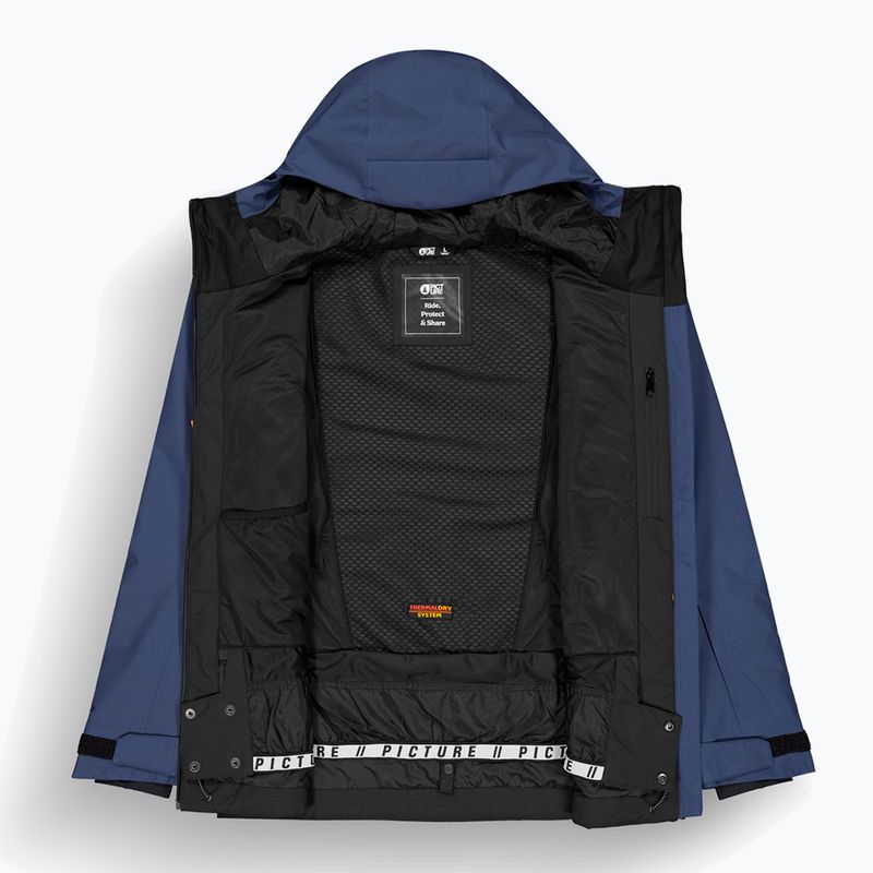 Pánska lyžiarska bunda Picture Object pariot blue neon flare 14