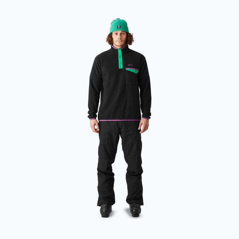 Pánska lyžiarska fleecová mikina Picture Arcca 1/4 Zip black 2