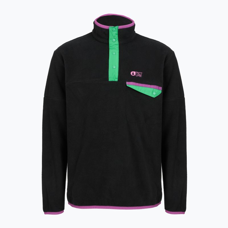 Pánska lyžiarska fleecová mikina Picture Arcca 1/4 Zip black 6