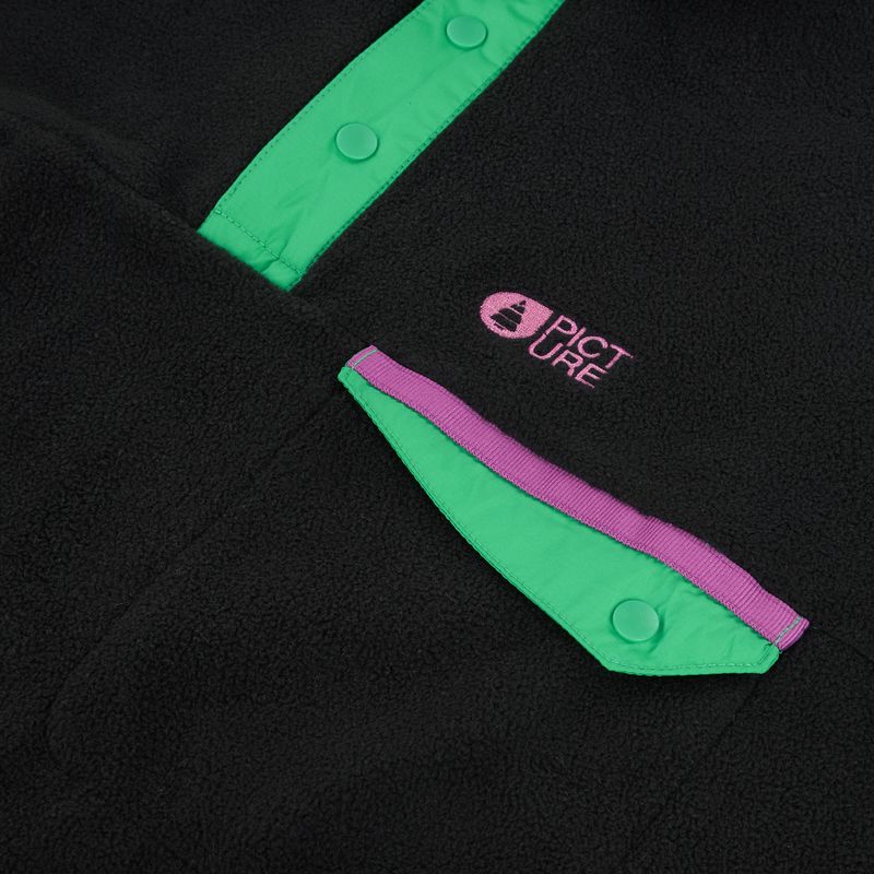 Pánska lyžiarska fleecová mikina Picture Arcca 1/4 Zip black 8