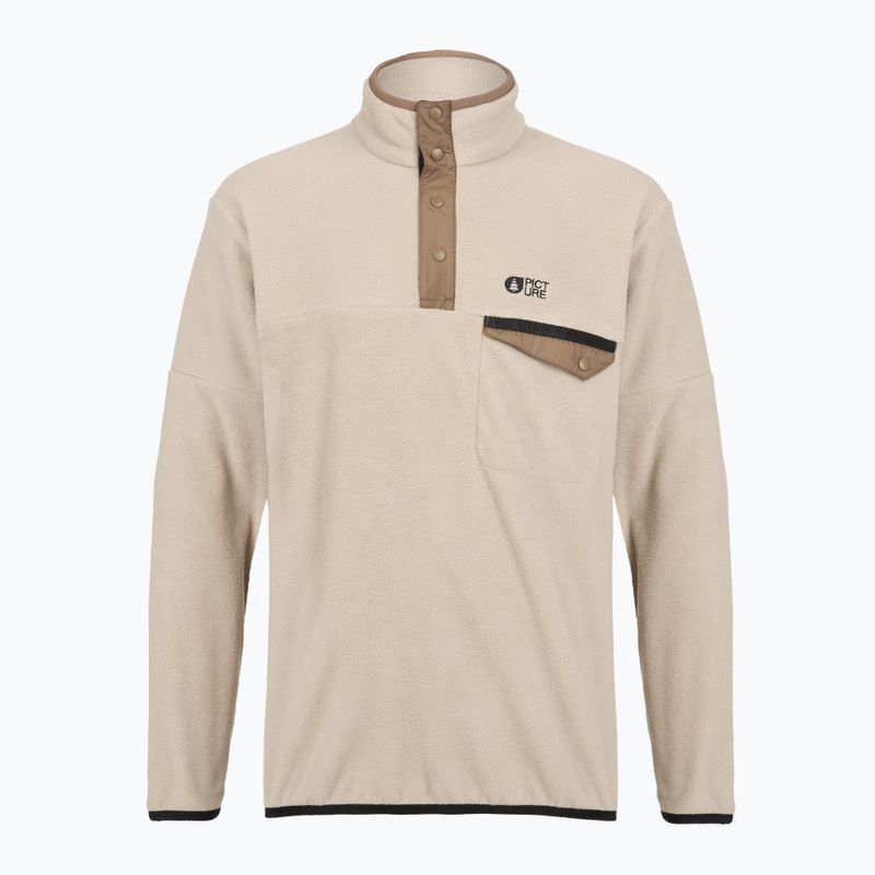Pánska lyžiarska fleecová mikina Picture Arcca 1/4 Zip pure cashmere 6