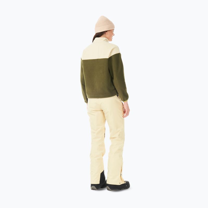 Dámska lyžiarska fleecová mikina Picture Arcca 1/4 Zip tobacco 3