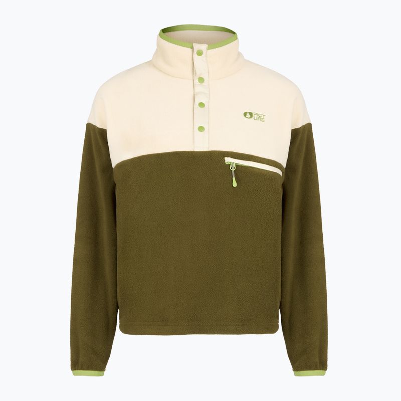 Dámska lyžiarska fleecová mikina Picture Arcca 1/4 Zip tobacco 7