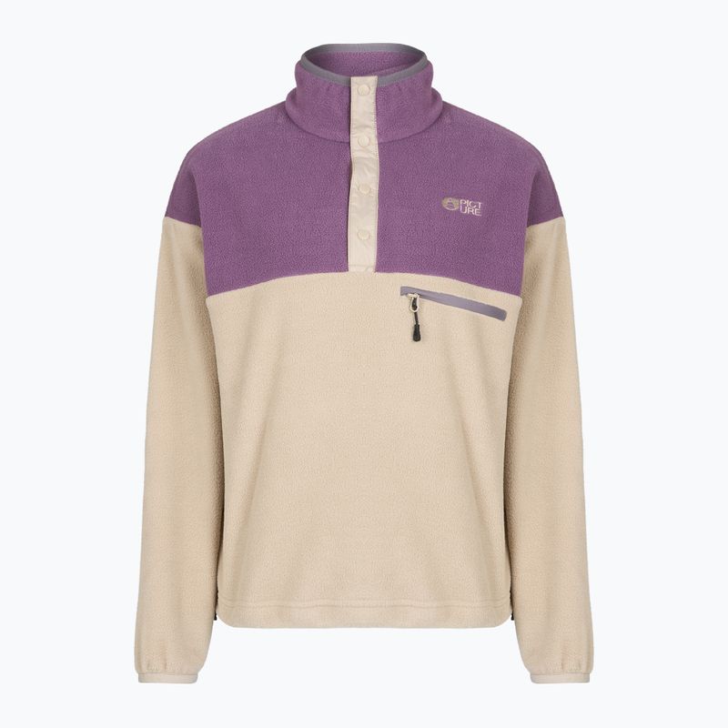 Dámska lyžiarska fleecová mikina Picture Arcca 1/4 Zip pure cashmere 7