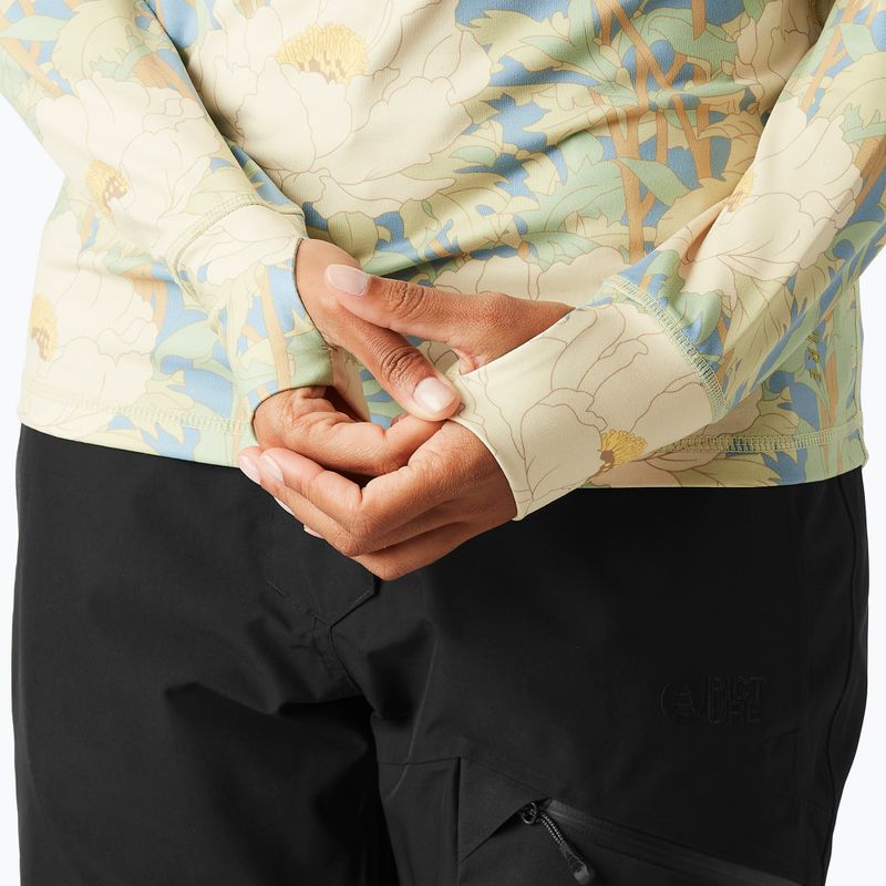 Lyžiarska mikina Picture Pagaya Printed timeless flower print 6