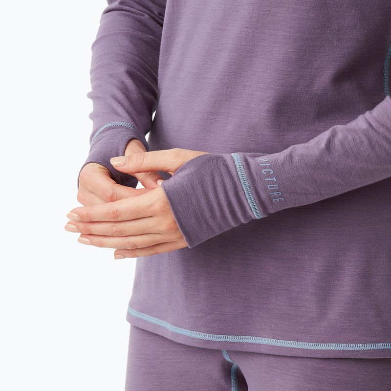 Dámske termo tričko longsleeve Picture Milita grape jam 4