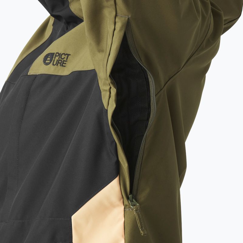 Dámska lyžiarska bunda Picture Seakrest tobacco black 6