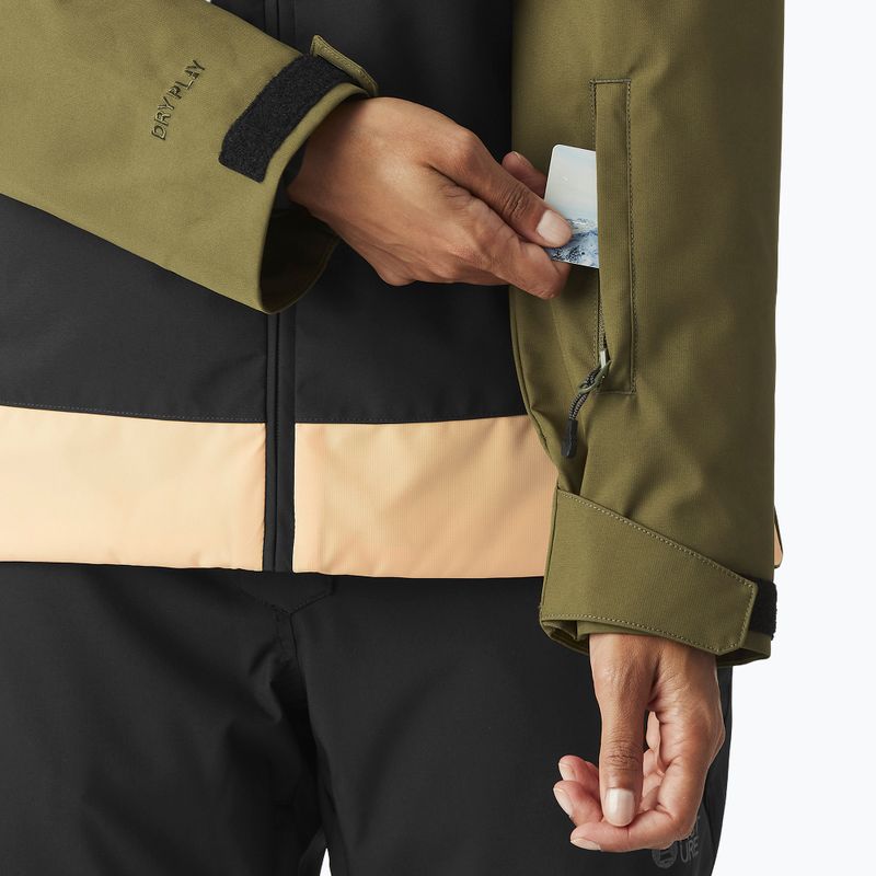 Dámska lyžiarska bunda Picture Seakrest tobacco black 8