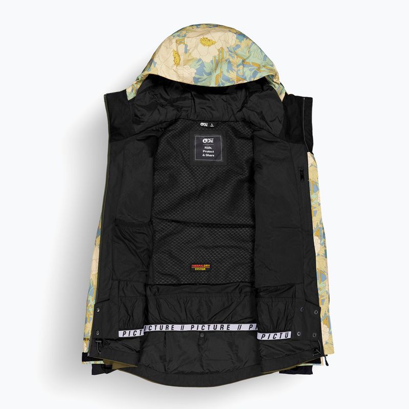 Dámska lyžiarska bunda Picture Exa timeless flower print 3