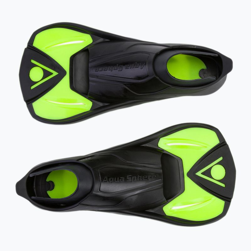 Detské plutvy Aquasphere Microfin čierno-žlté FA3260701S 2