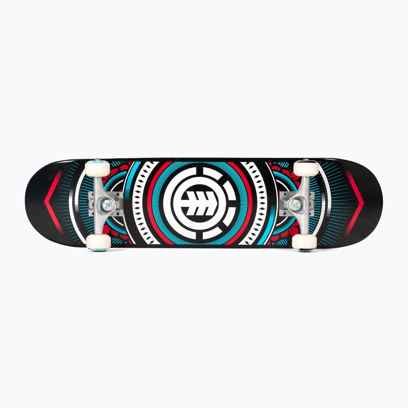 Element Hatched Červená modrá klasický skateboard W4CPC4