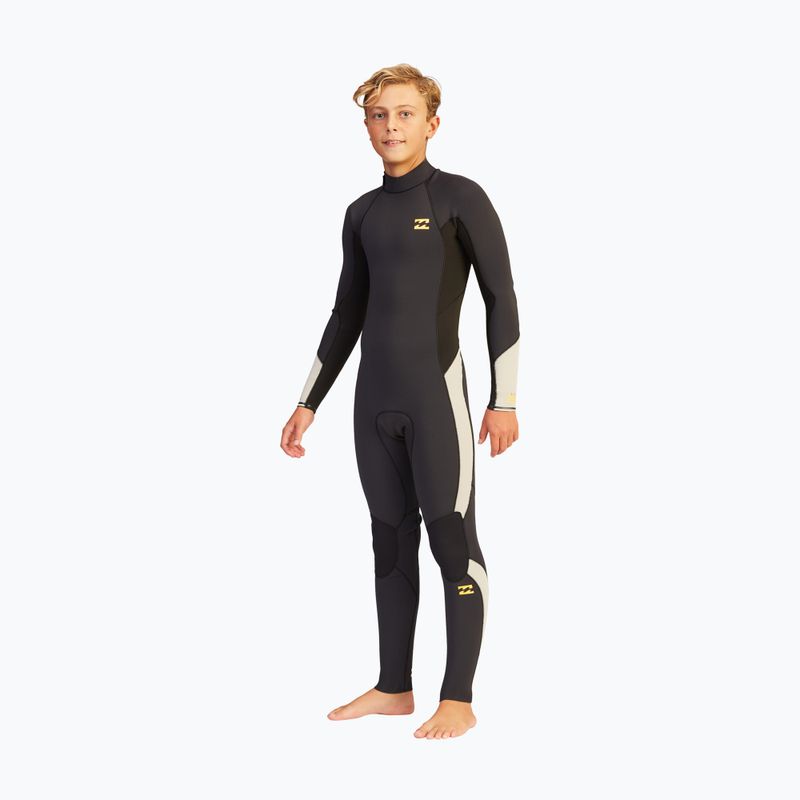 Detská plavecká pena Billabong 4/3 Boys Absolute BZ Full black rock 2