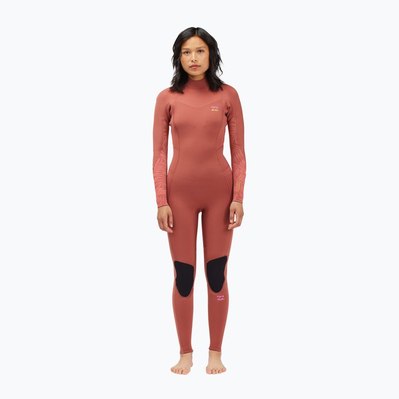 Dámsky neoprénový oblek Billabong 3/2 Synergy BZ L/SL red clay
