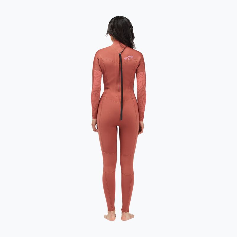 Dámsky neoprénový oblek Billabong 3/2 Synergy BZ L/SL red clay 3