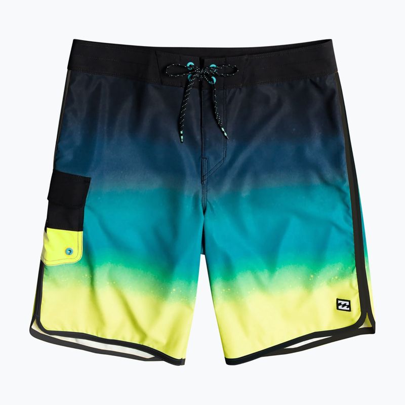 Pánske plavecké šortky Billabong 73 Fade Pro black